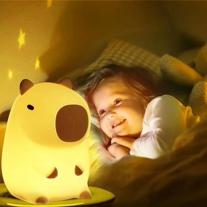 Lámpara Táctil Capybara l Un toque de luz y ternura