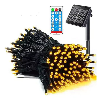 Luces Navideñas con Panel Solar - Decora tu hogar esta navidad sin preocuparte por el recibo de energía