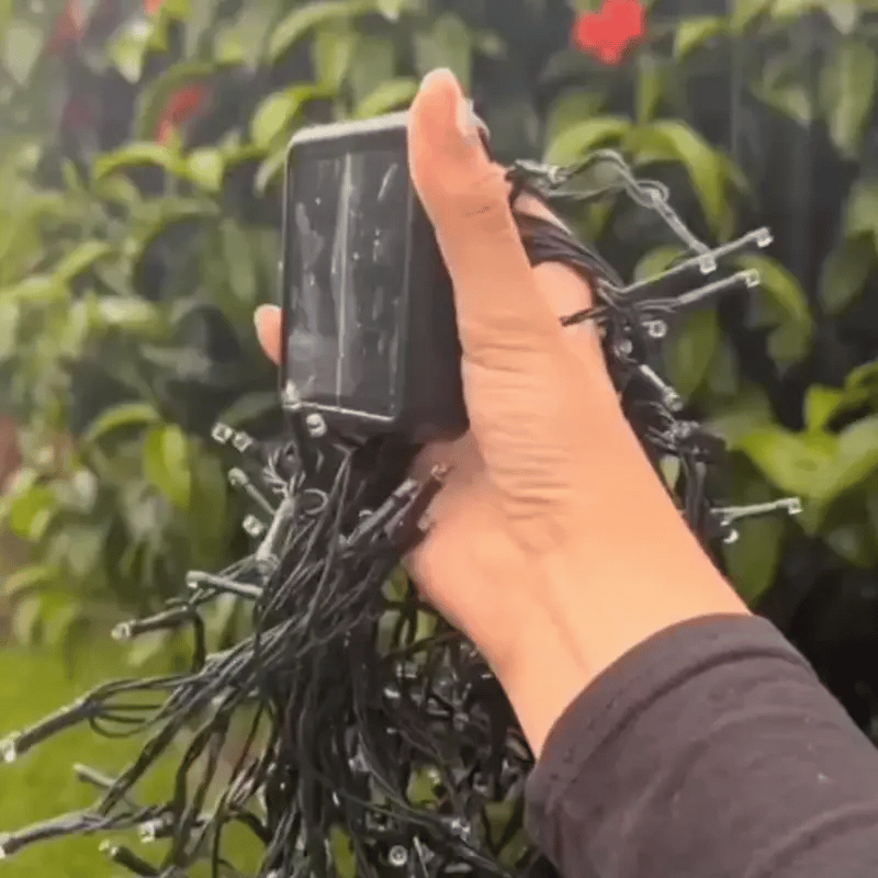 Luces Navideñas con Panel Solar - Decora tu hogar esta navidad sin preocuparte por el recibo de energía